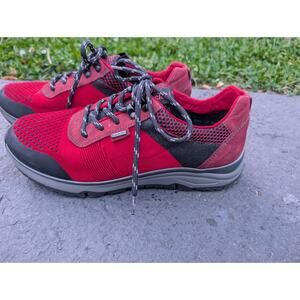 Ara Women's Taryn Lace Up Gore Tex Sneakers Sz 9‎ Red Fusion Four